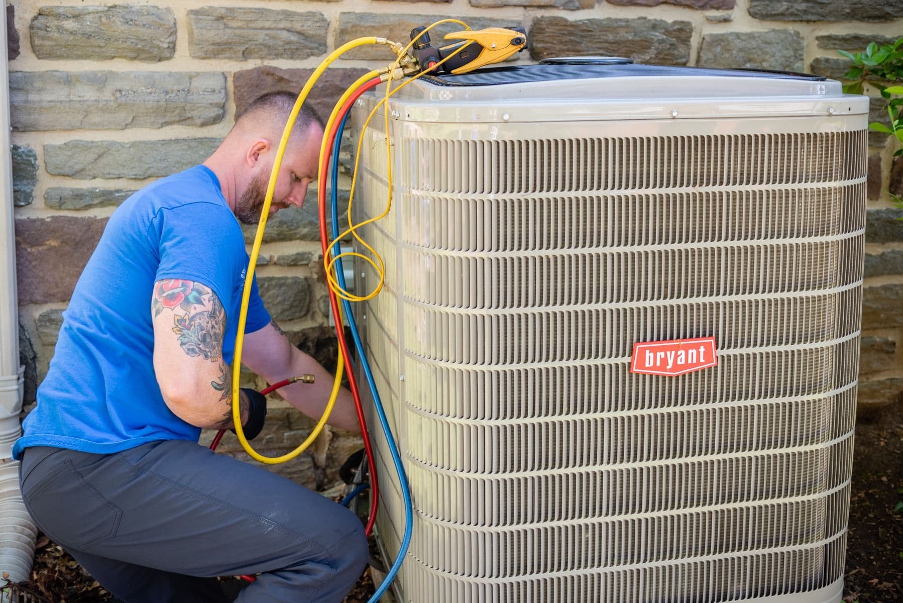 scott servicing air conditioner philadelphia gas electric heating