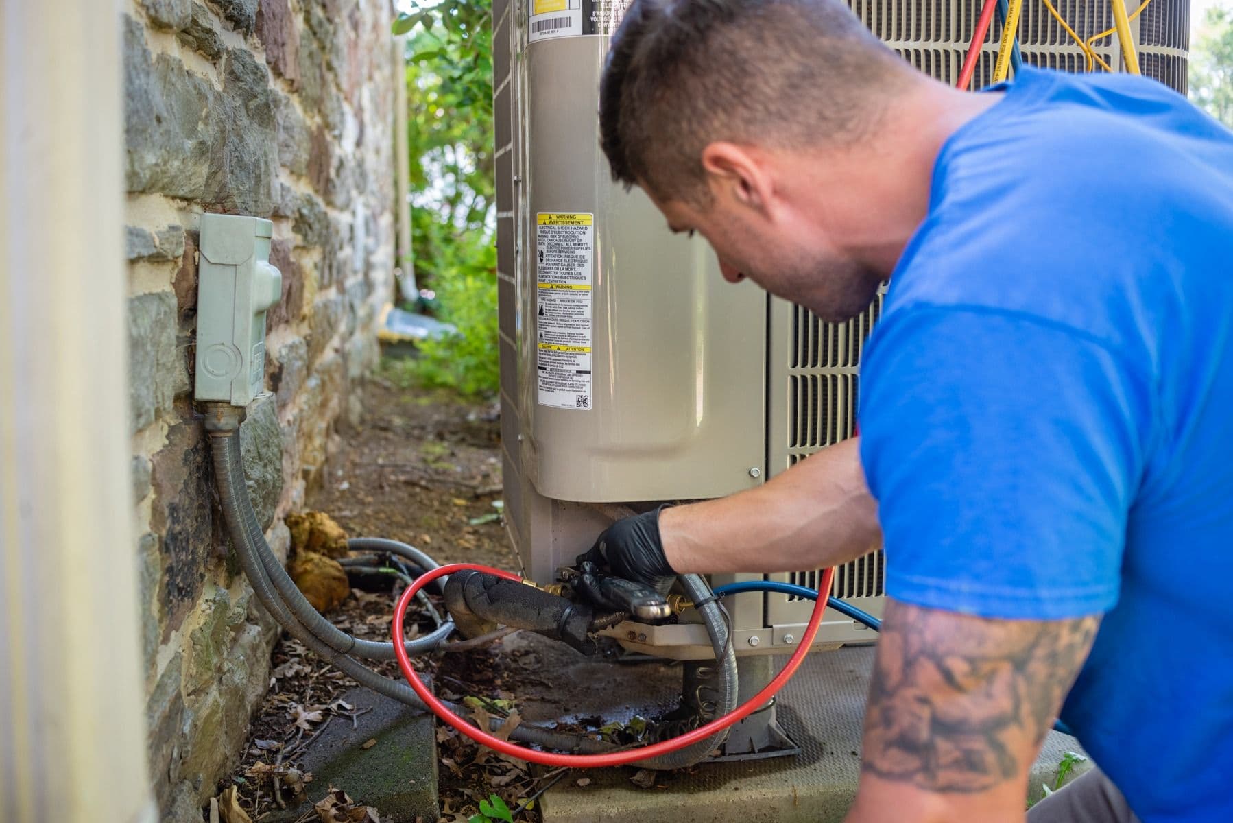 servicing an air conditioning system philadelphia gas electric heating